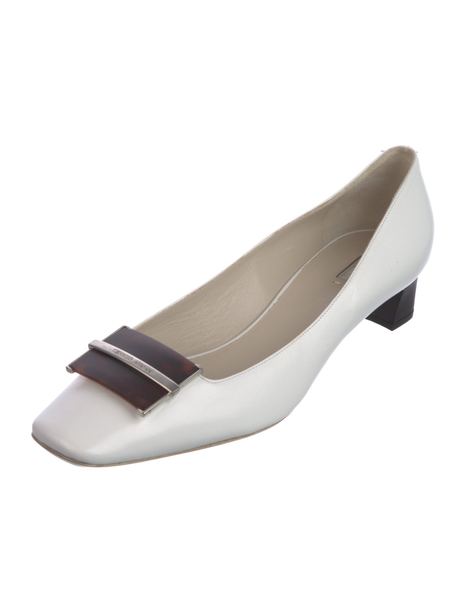 Giorgio Armani Leather Mules