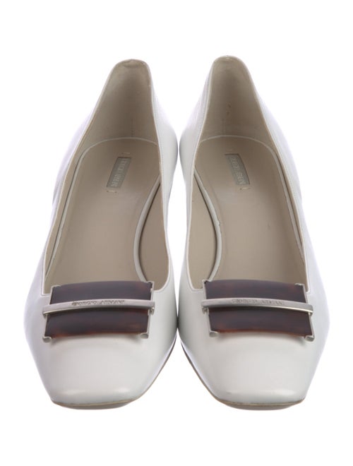 Giorgio Armani Leather Mules