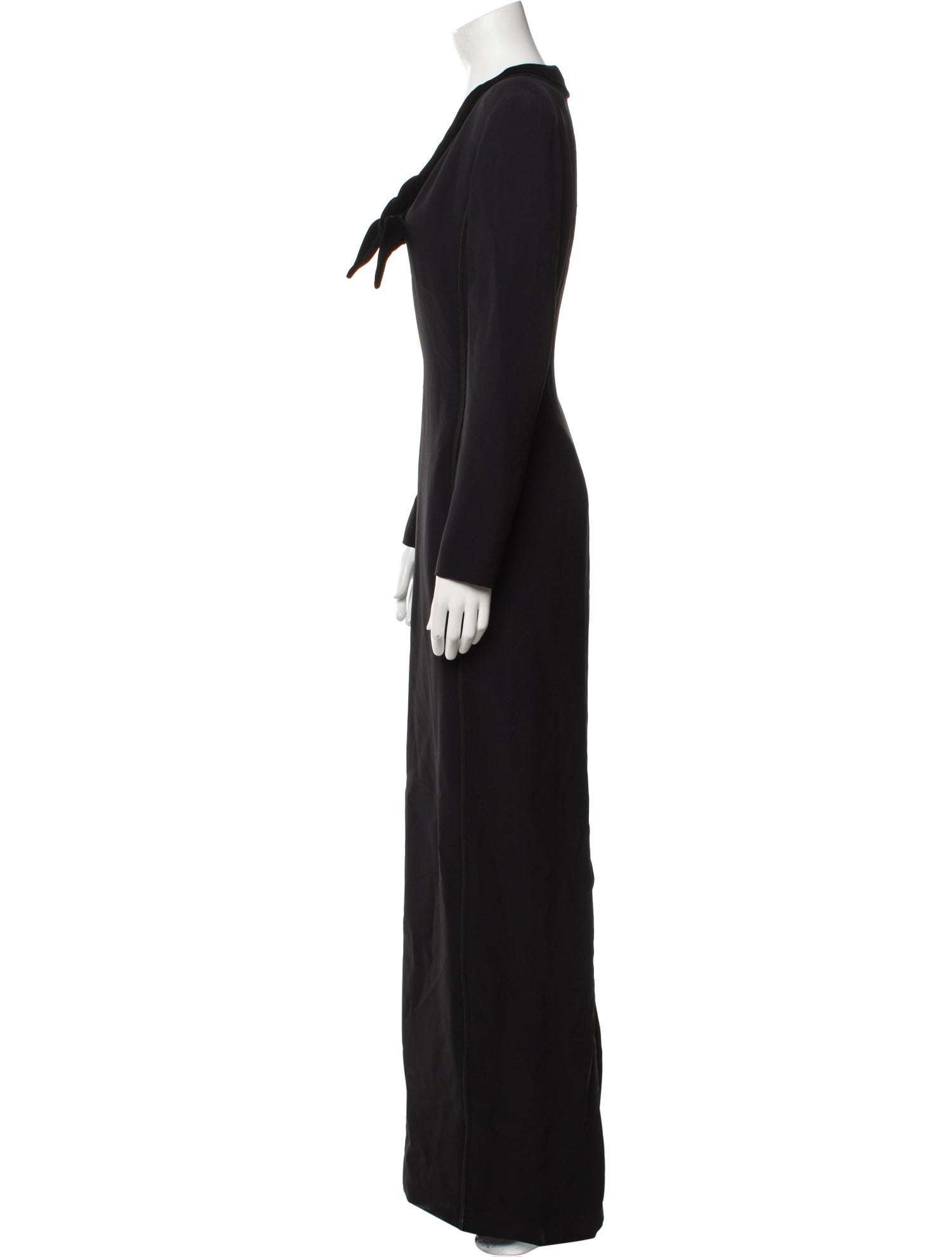 Giorgio Armani V-Neck Long Dress