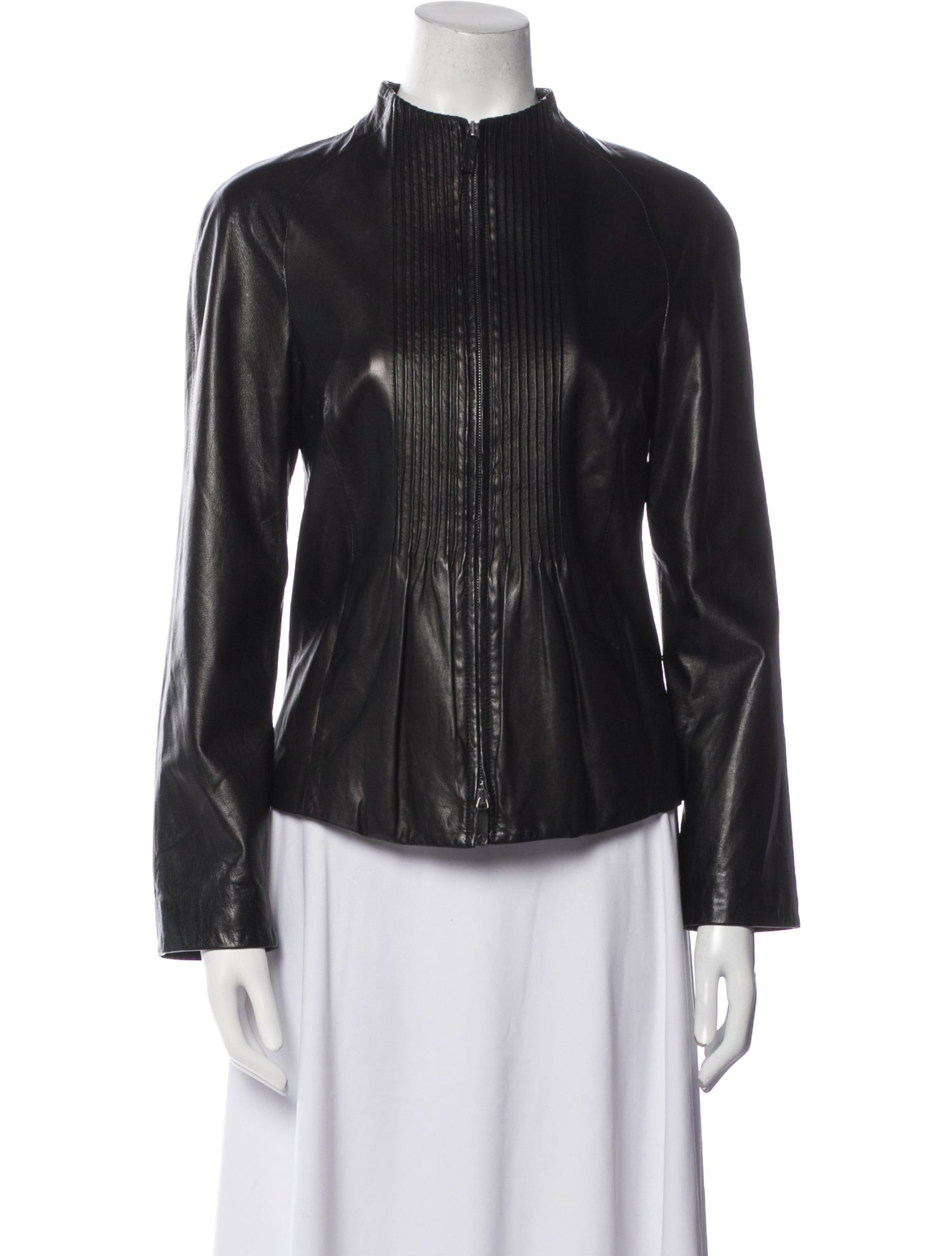 Giorgio Armani Lamb Leather Biker Jacket