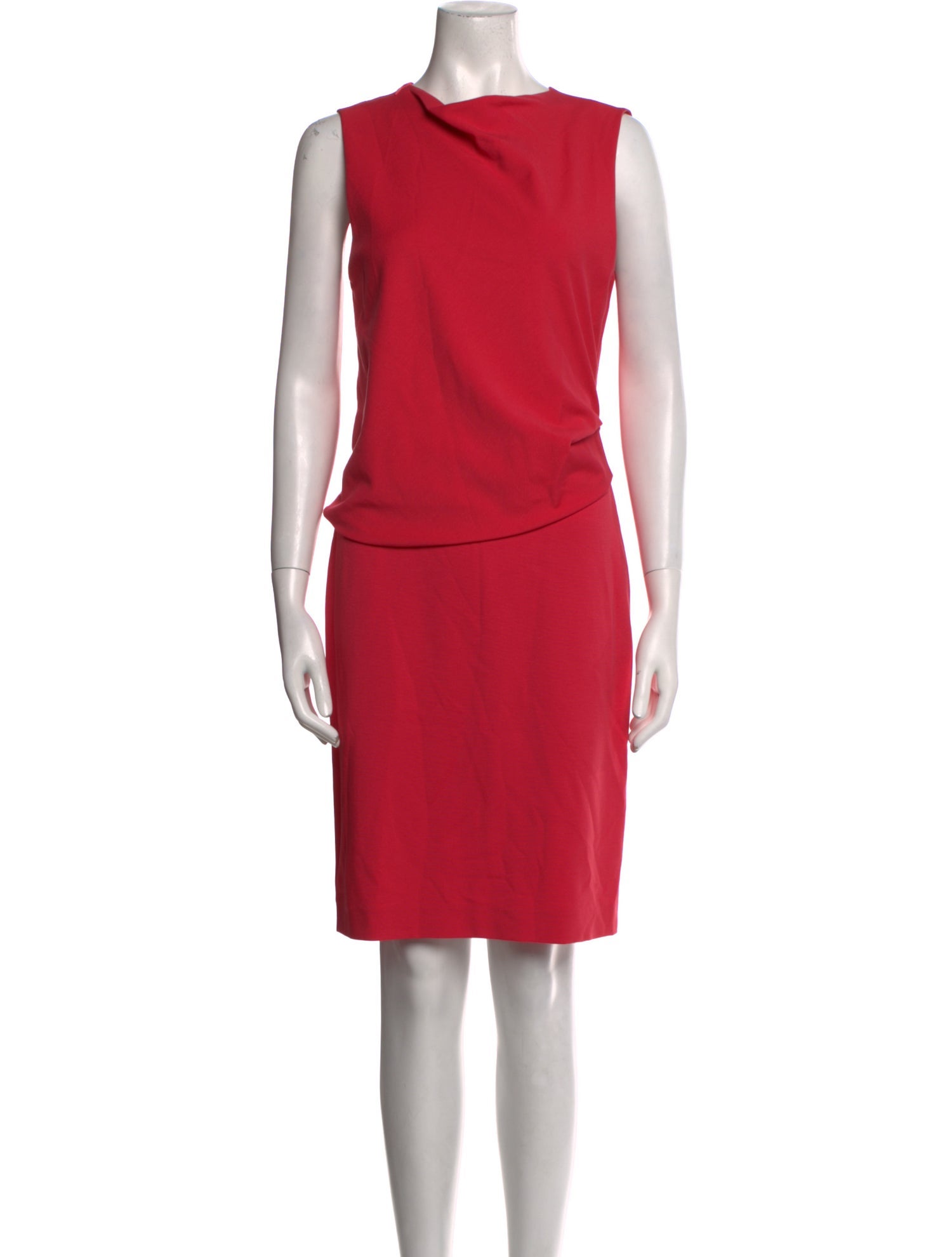 Giorgio Armani Bateau Neckline Knee-Length Dress w/ Tags