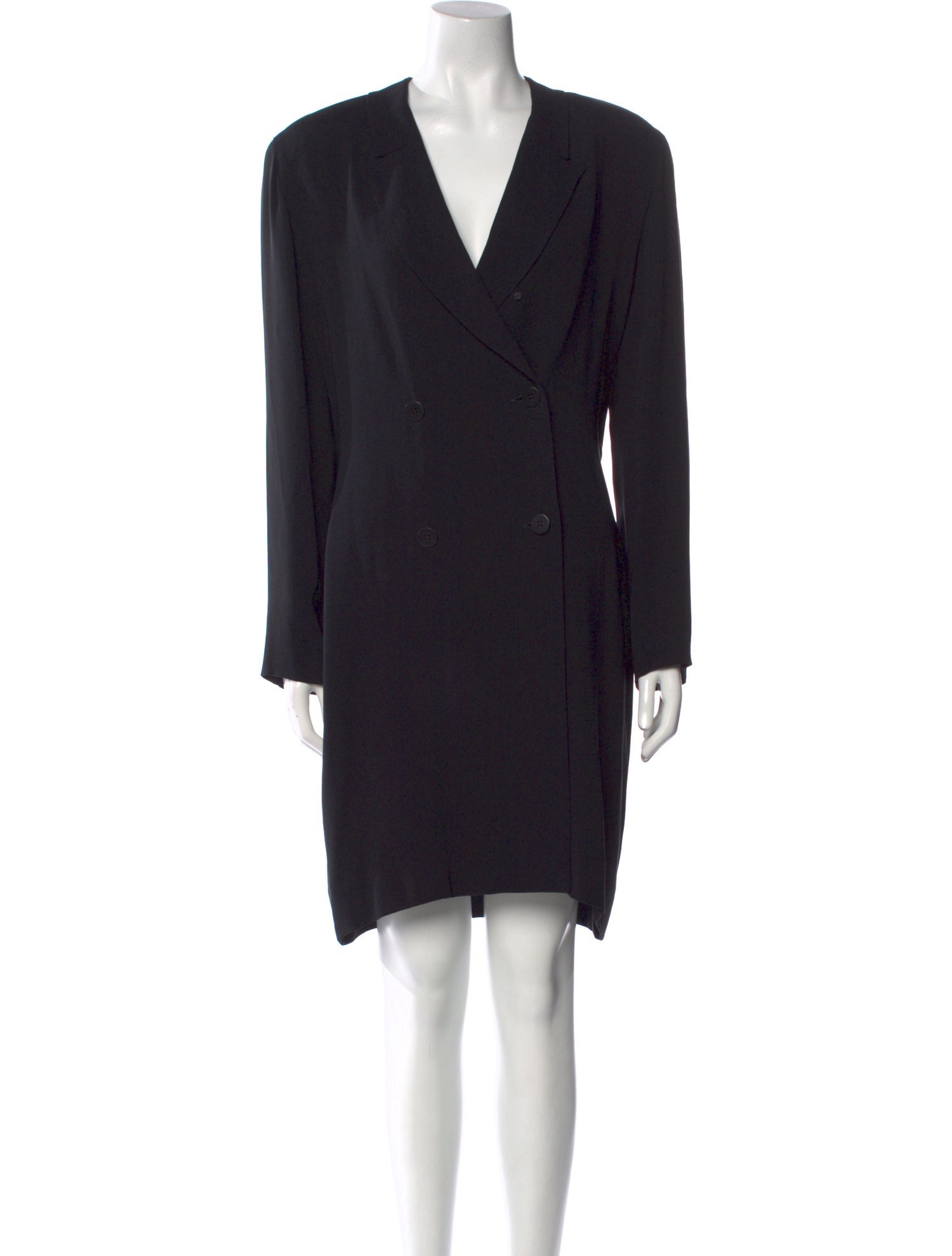 Giorgio Armani Silk Knee-Length Dress