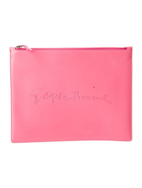 Giorgio Armani Leather Clutch