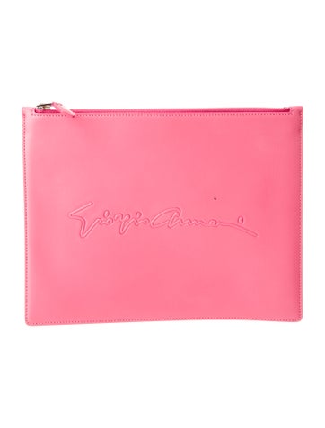 Giorgio Armani Clutches Leather Clutch