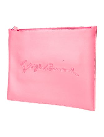 Giorgio Armani Leather Clutch