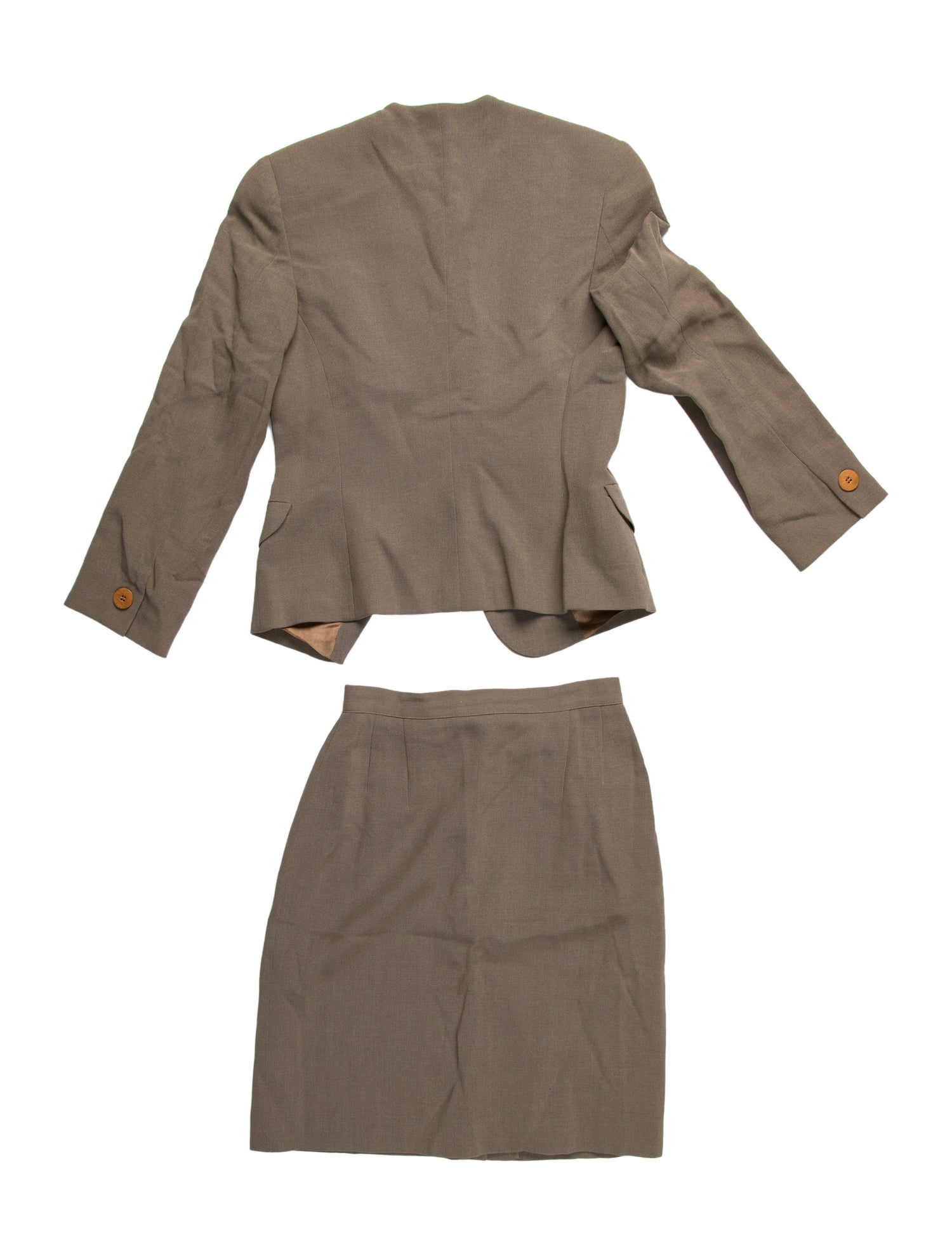 Giorgio Armani Wool Skirt Suit