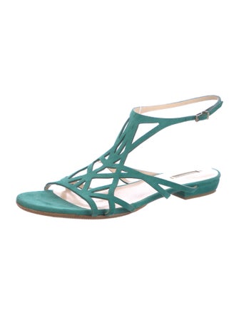 Giorgio Armani Suede Gladiator Sandals