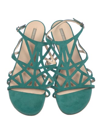 Giorgio Armani Suede Gladiator Sandals