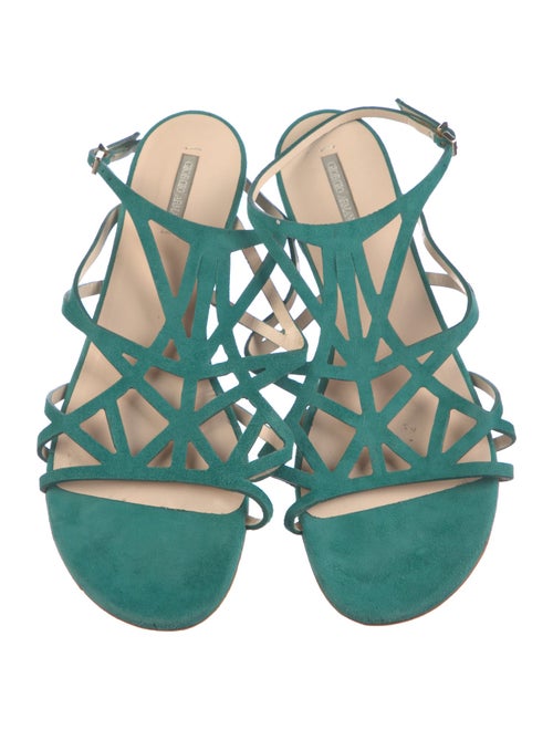 Giorgio Armani Suede Gladiator Sandals
