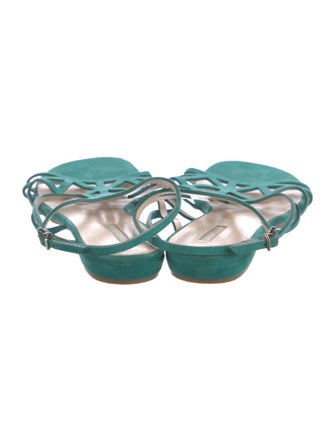 Giorgio Armani Suede Gladiator Sandals