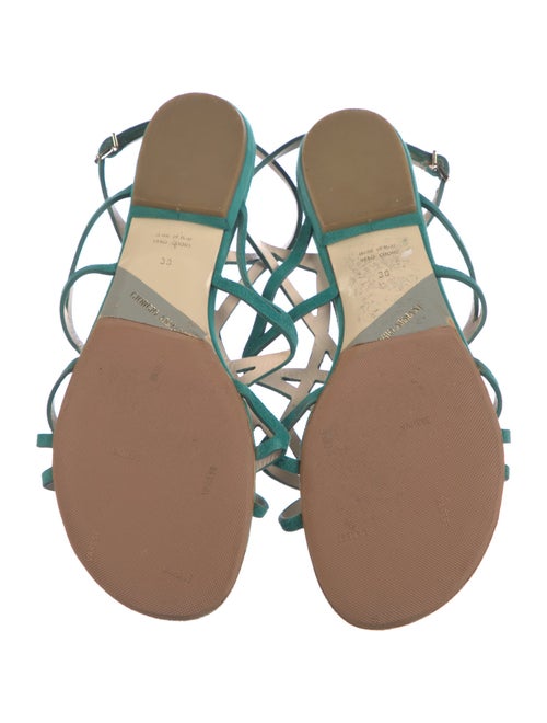 Giorgio Armani Suede Gladiator Sandals