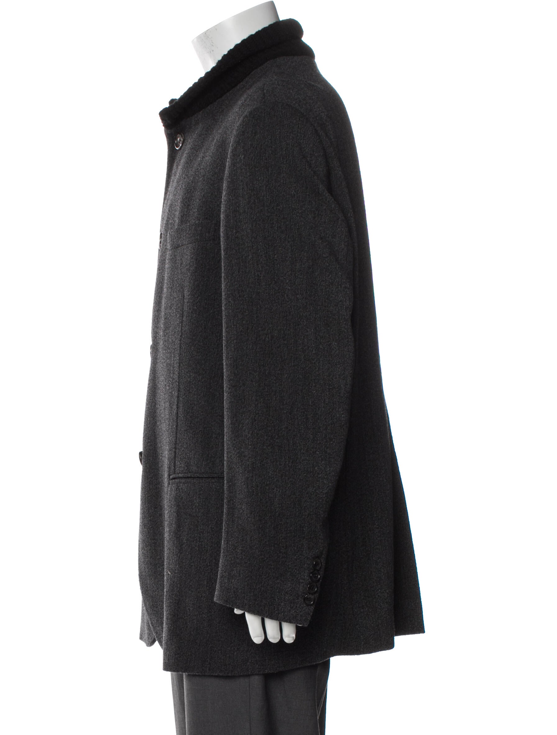 Giorgio Armani Virgin Wool Overcoat
