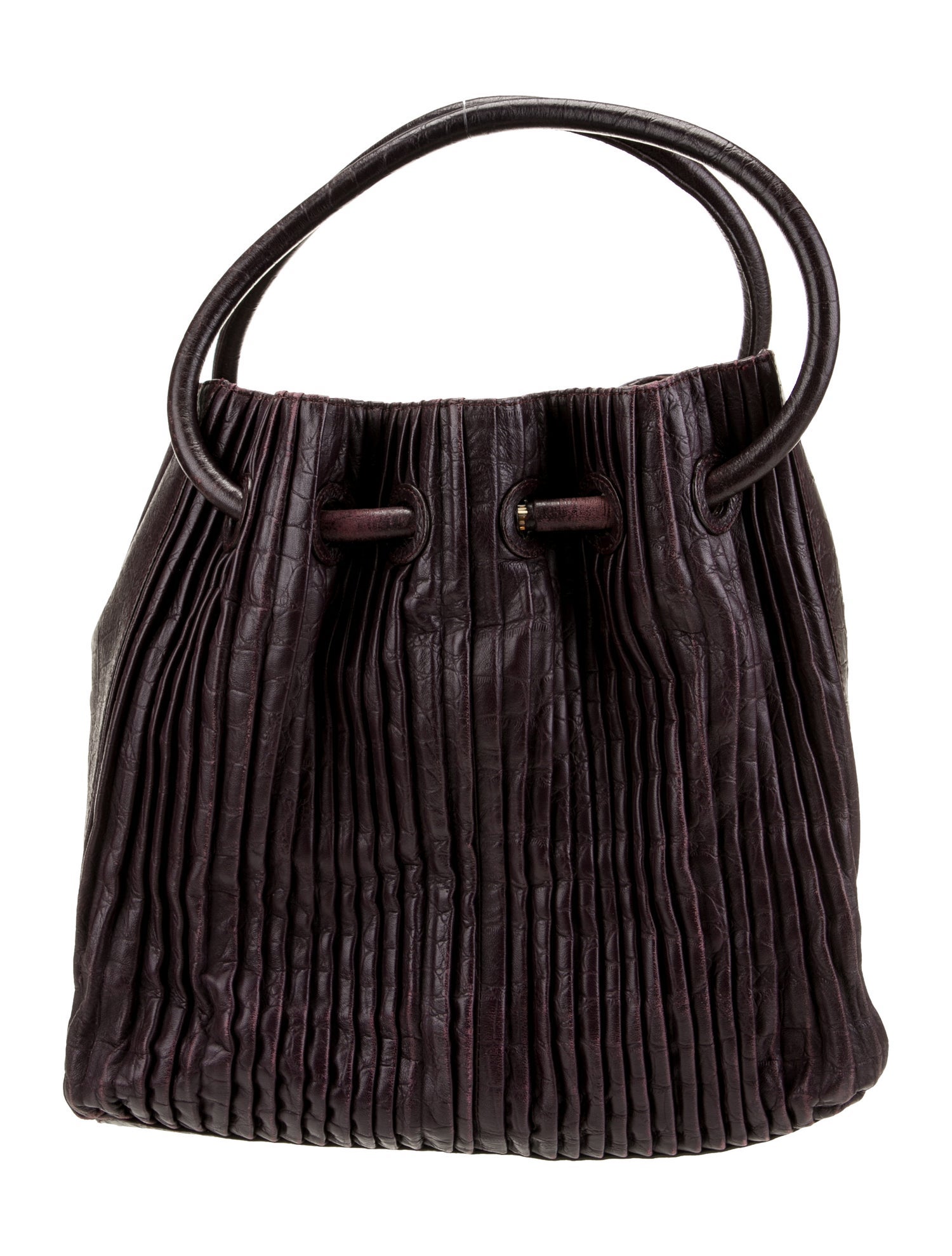 Giorgio Armani Leather Top Handle Bag