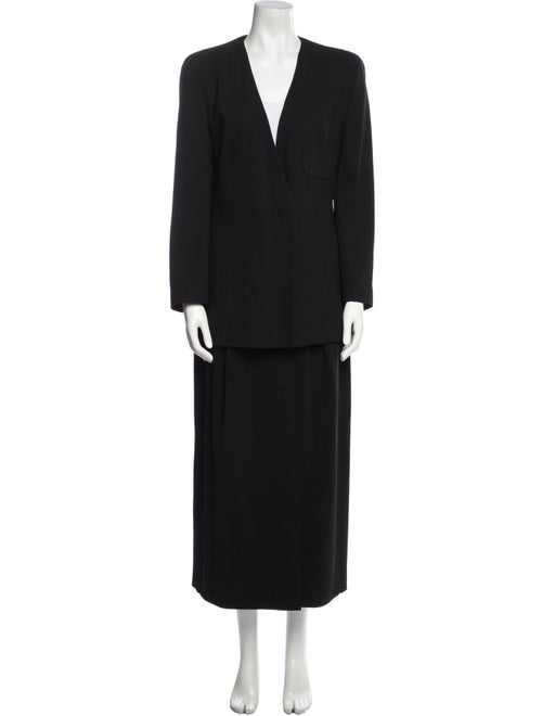 Giorgio Armani Virgin Wool Skirt Set
