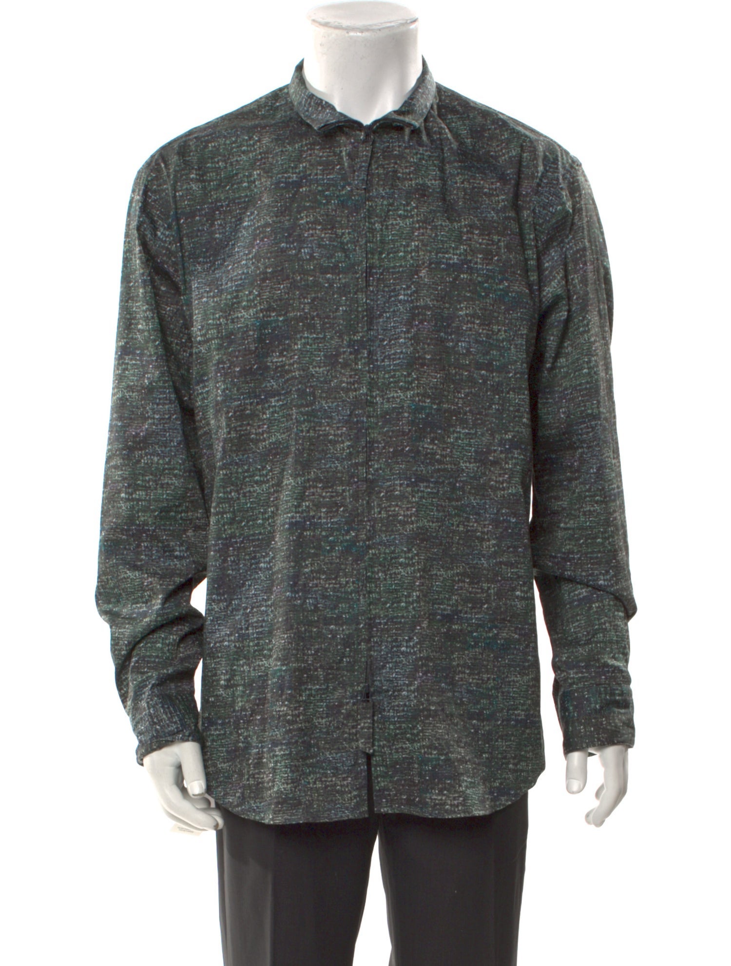 Giorgio Armani Printed Long Sleeve Shirt