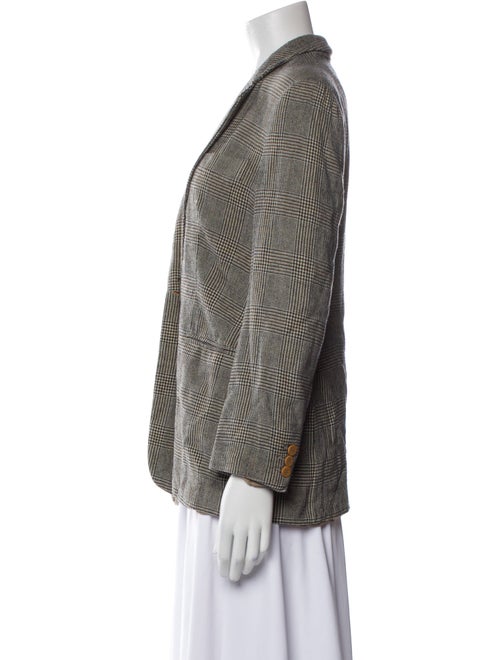 Giorgio Armani Houndstooth Print Blazer
