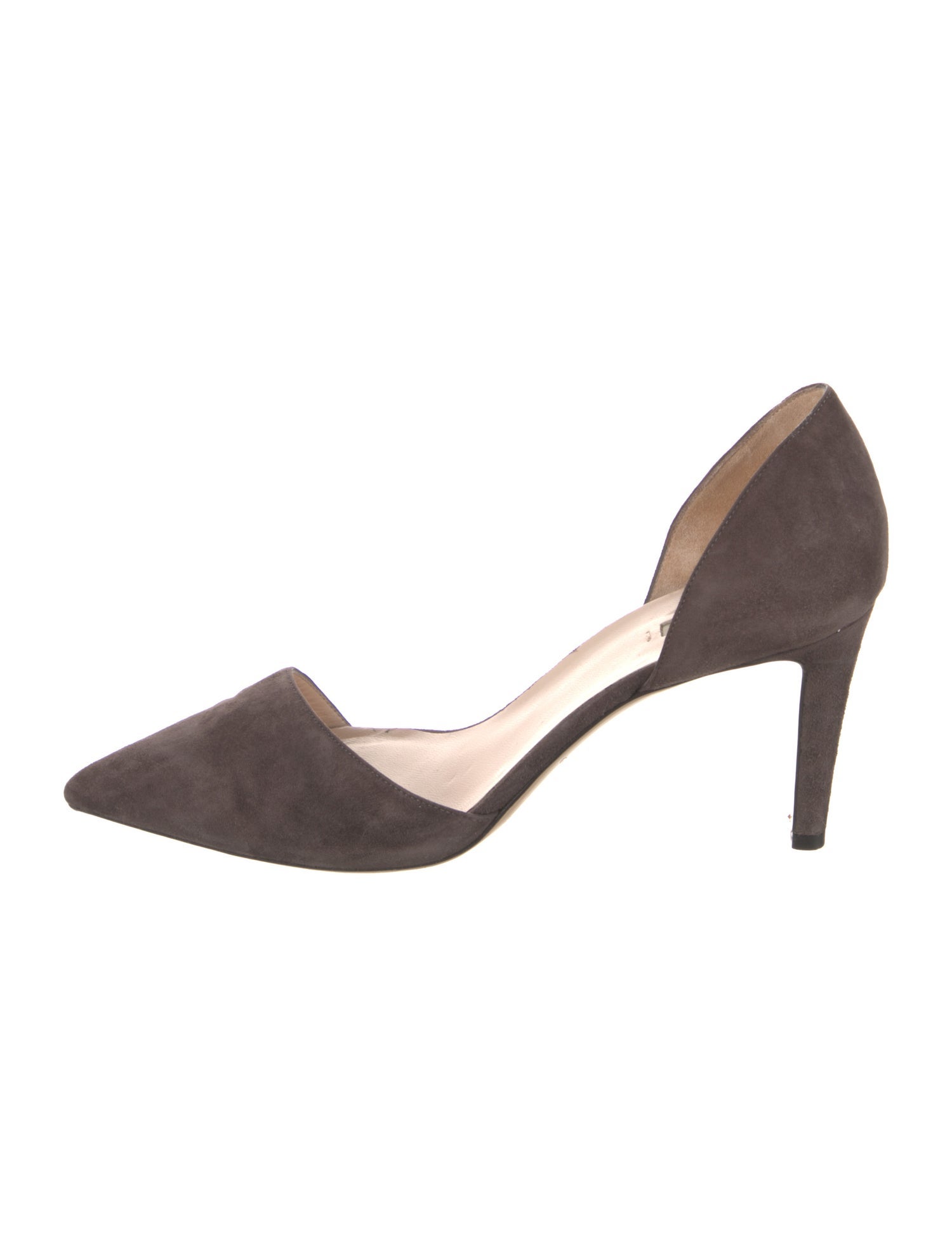 Giorgio Armani Suede D'Orsay Pumps