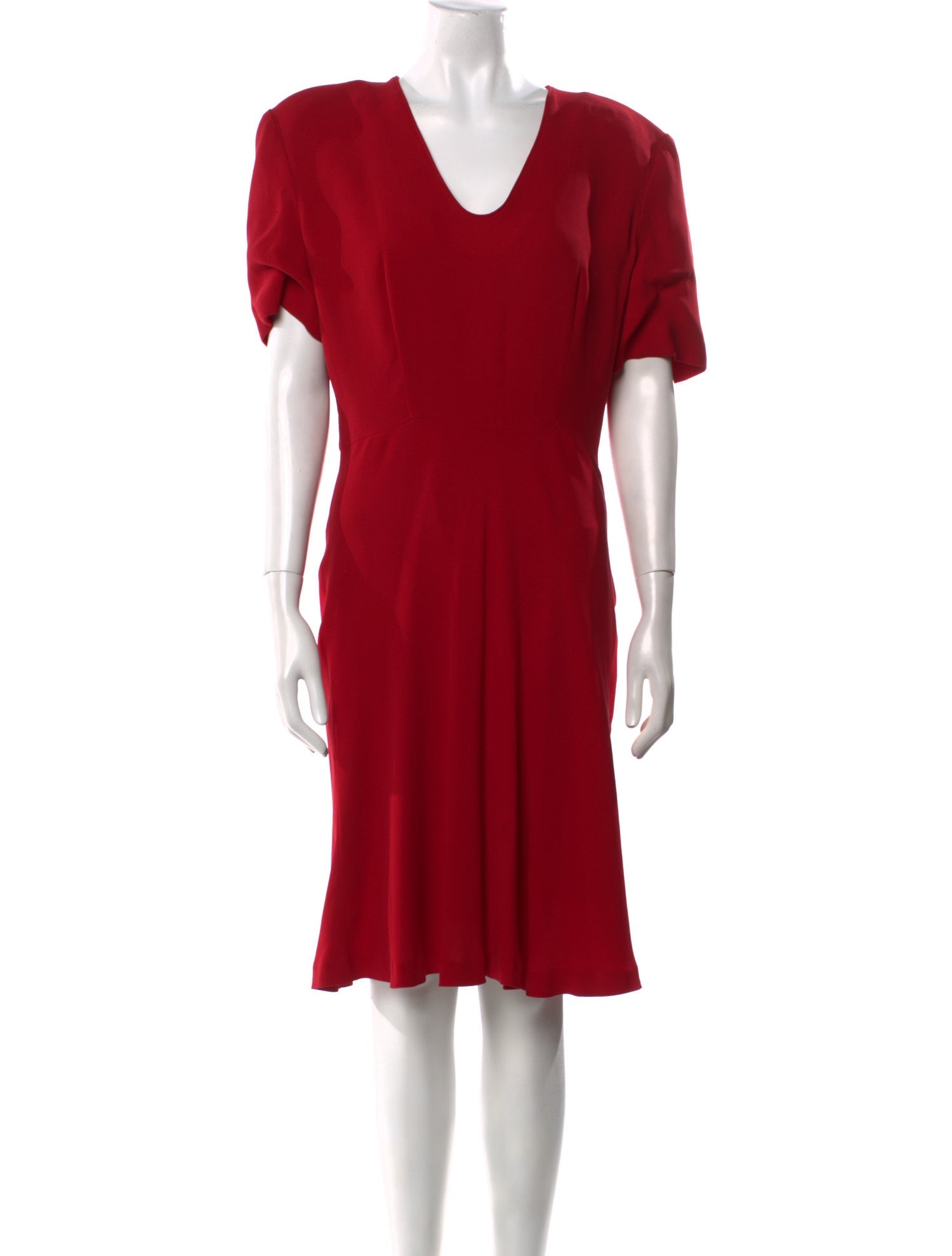 Giorgio Armani Silk Knee-Length Dress