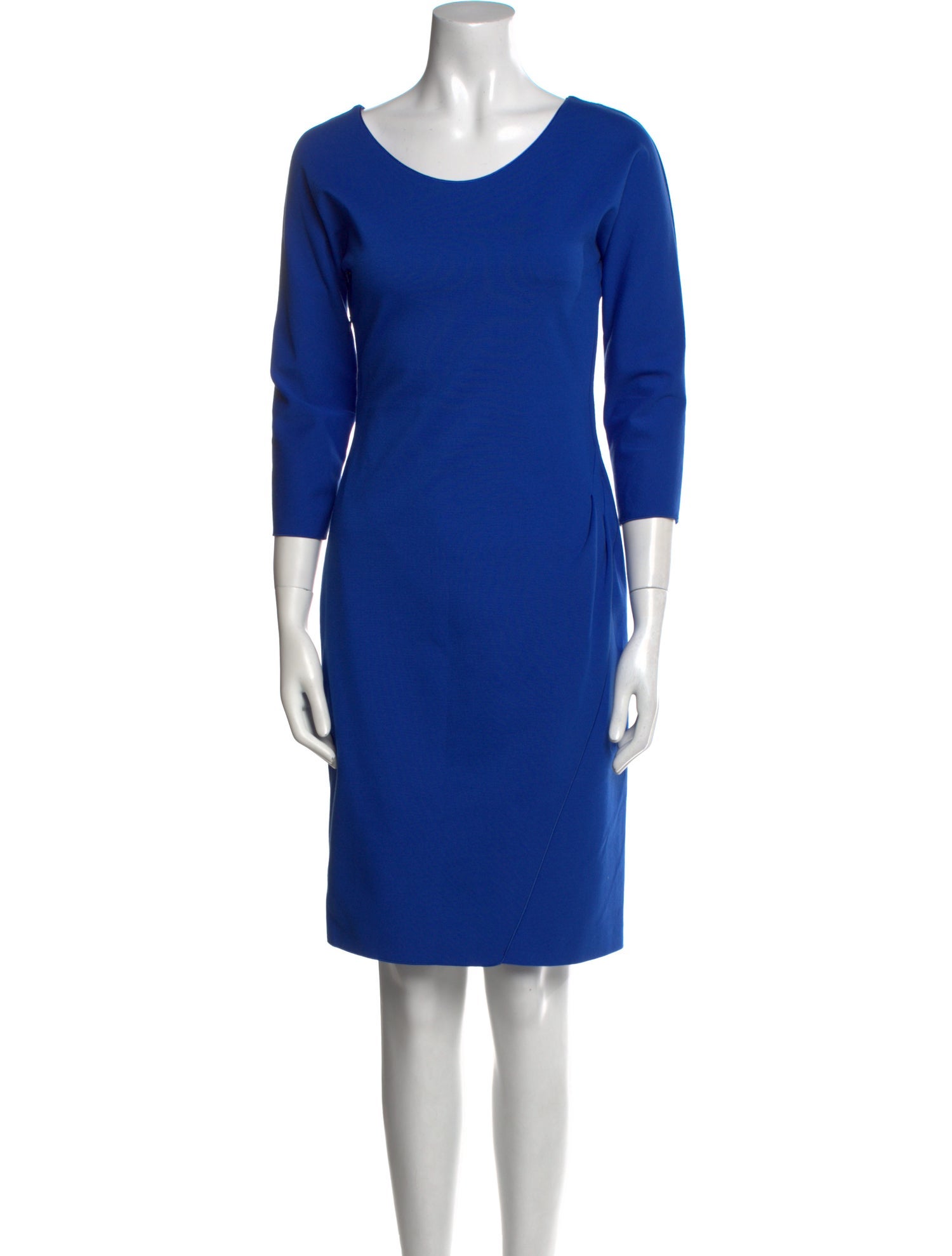 Giorgio Armani Scoop Neck Knee-Length Dress