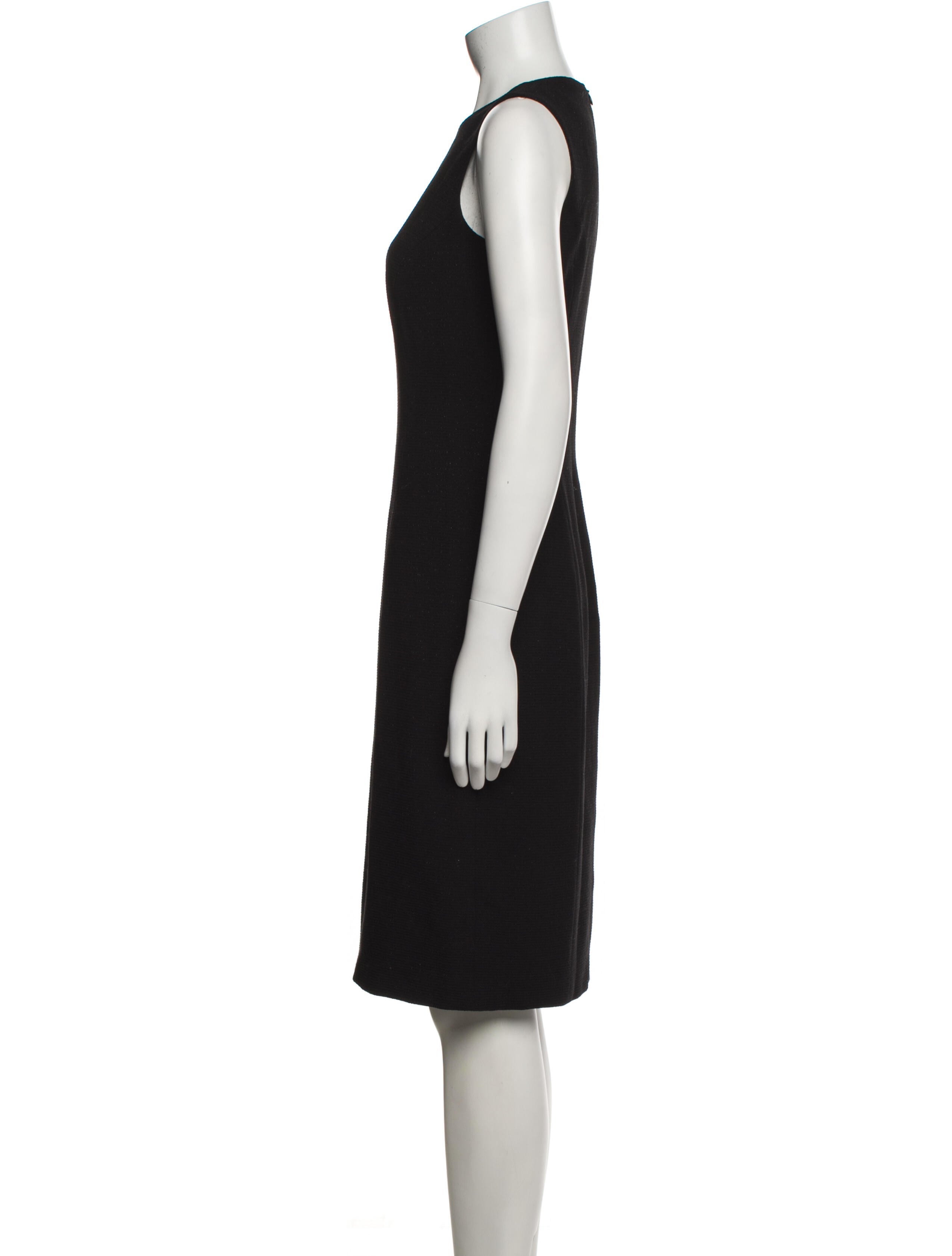 Giorgio Armani Virgin Wool Knee-Length Dress