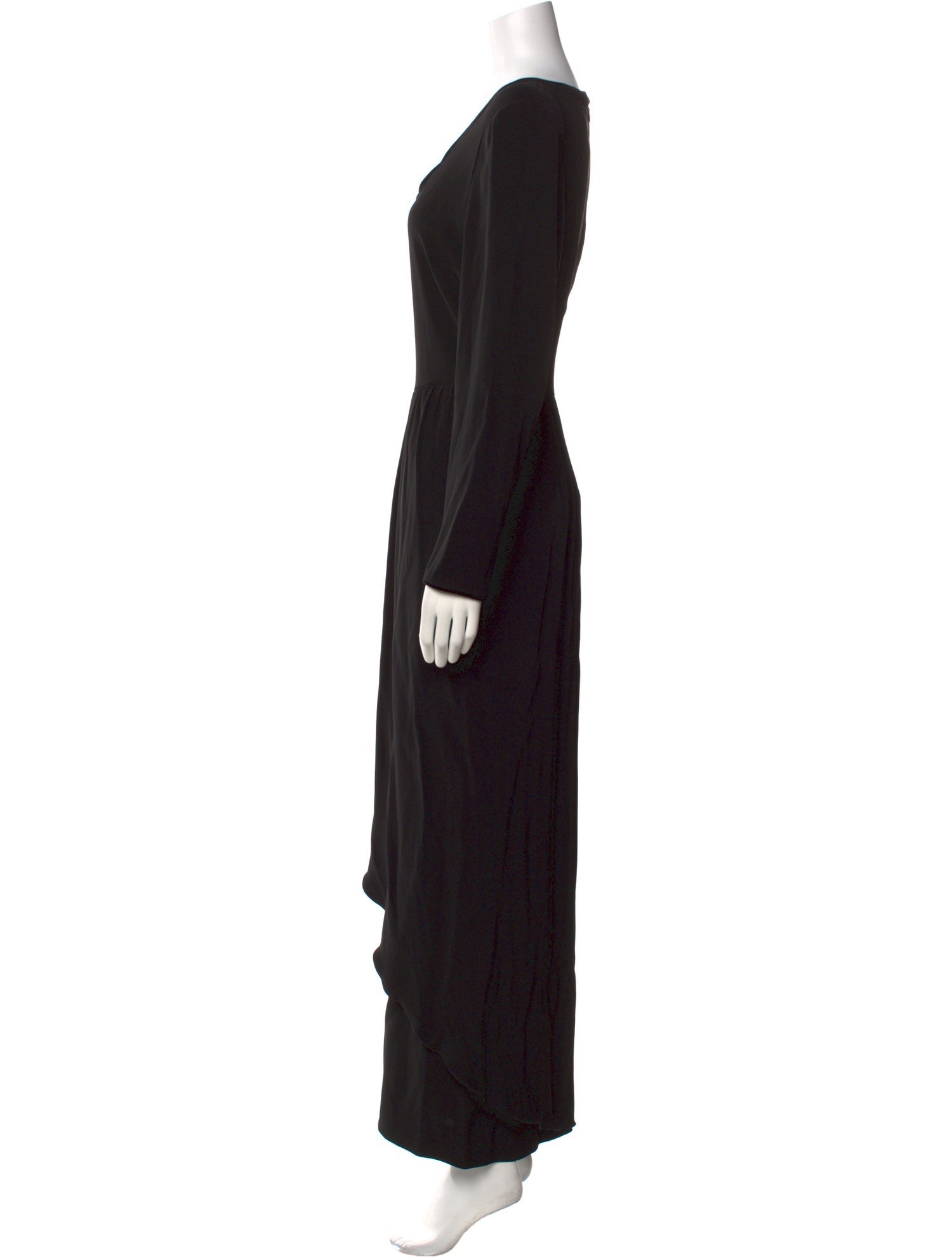 Giorgio Armani V-Neck Long Dress