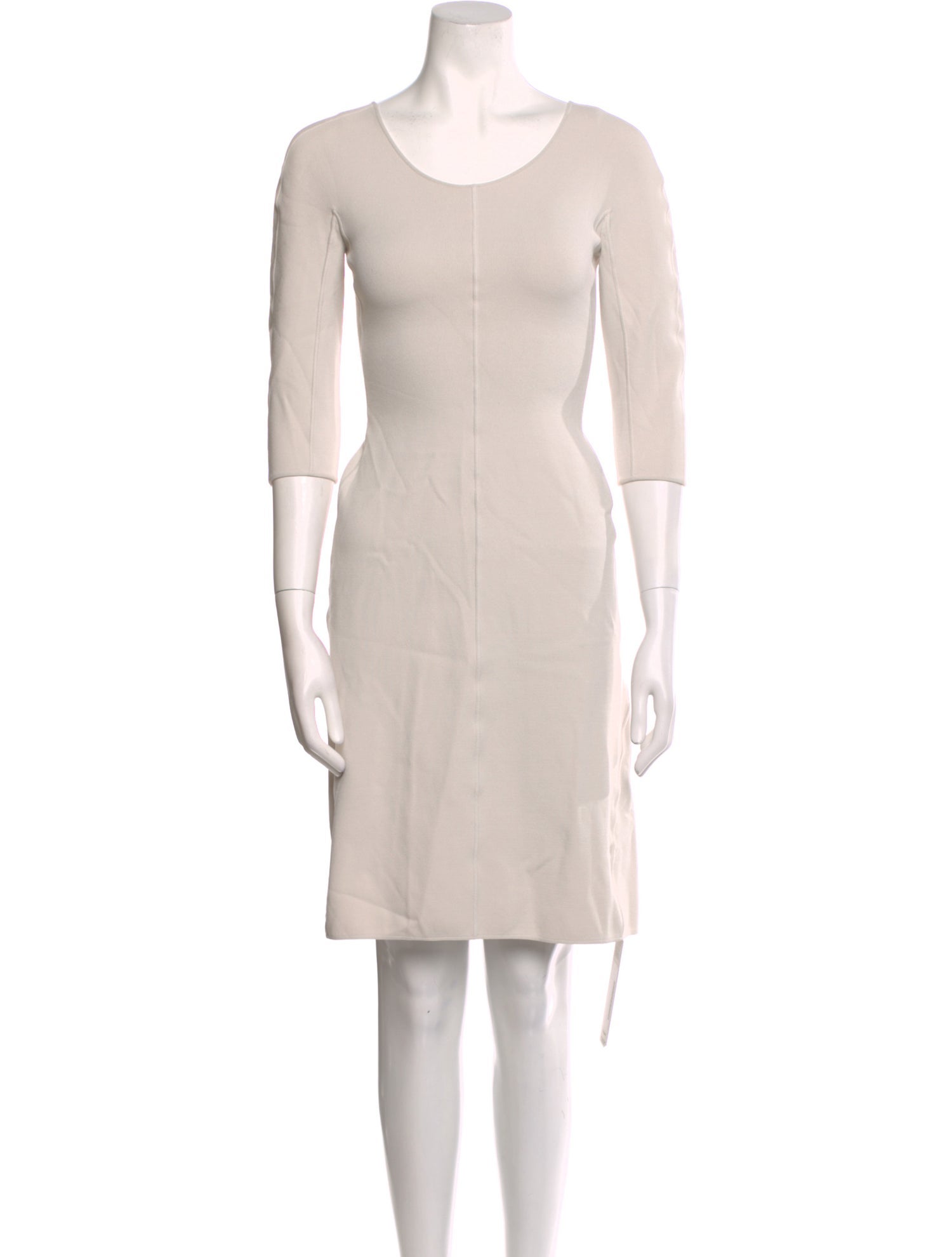 Giorgio Armani Scoop Neck Mini Dress