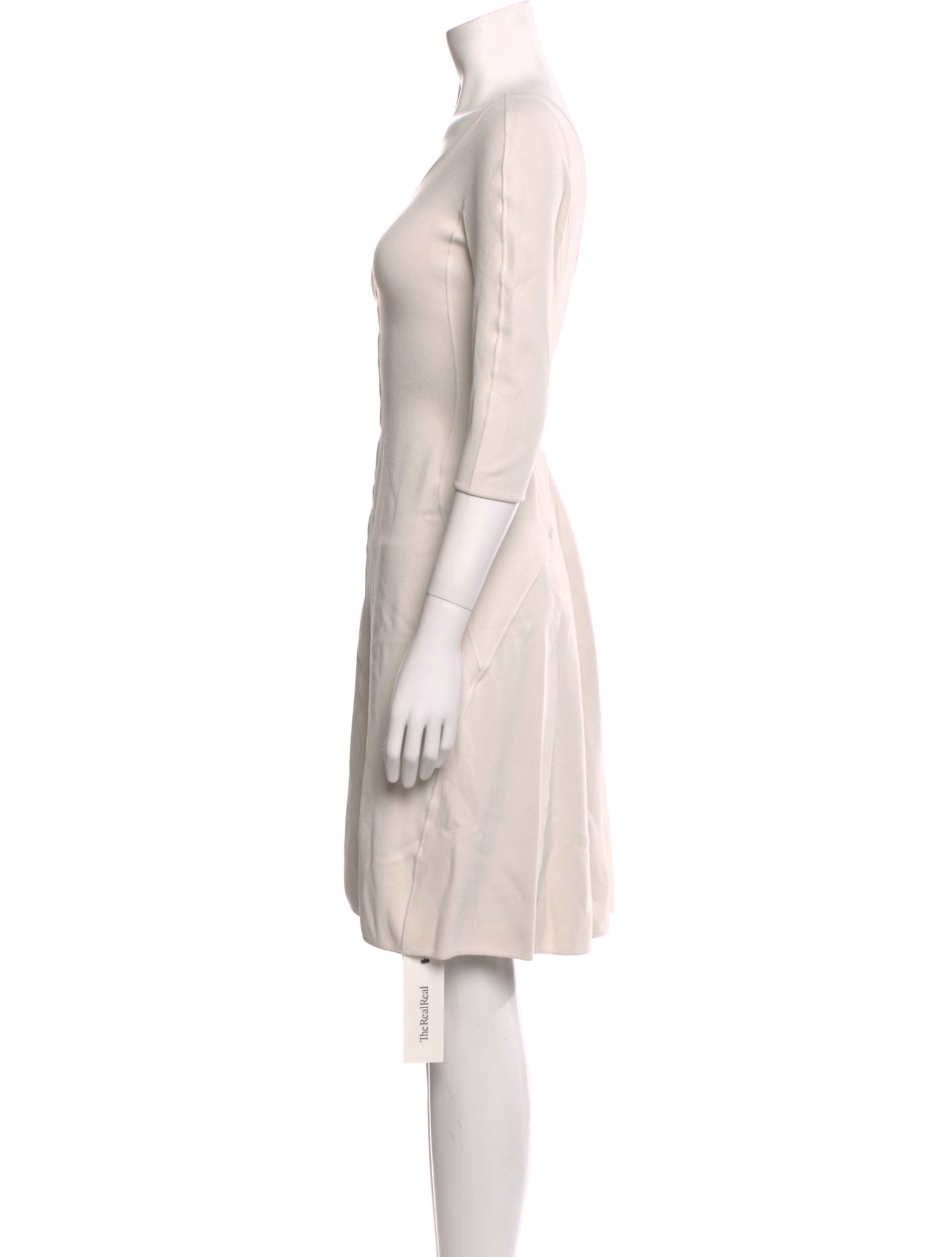 Giorgio Armani Scoop Neck Mini Dress