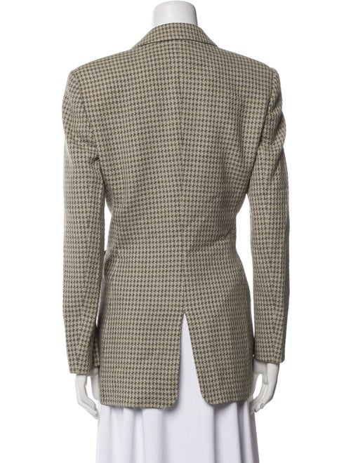 Giorgio Armani Wool Printed Peacoat