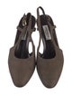 Giorgio Armani Suede Slingback Pumps