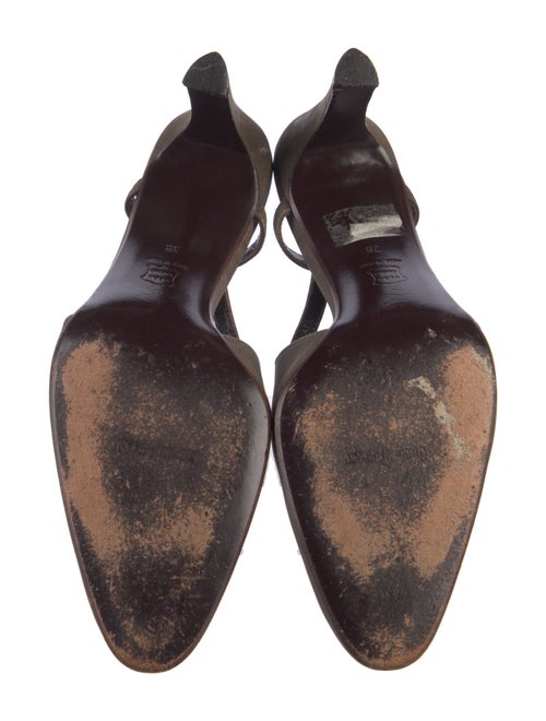 Giorgio Armani Suede Slingback Pumps