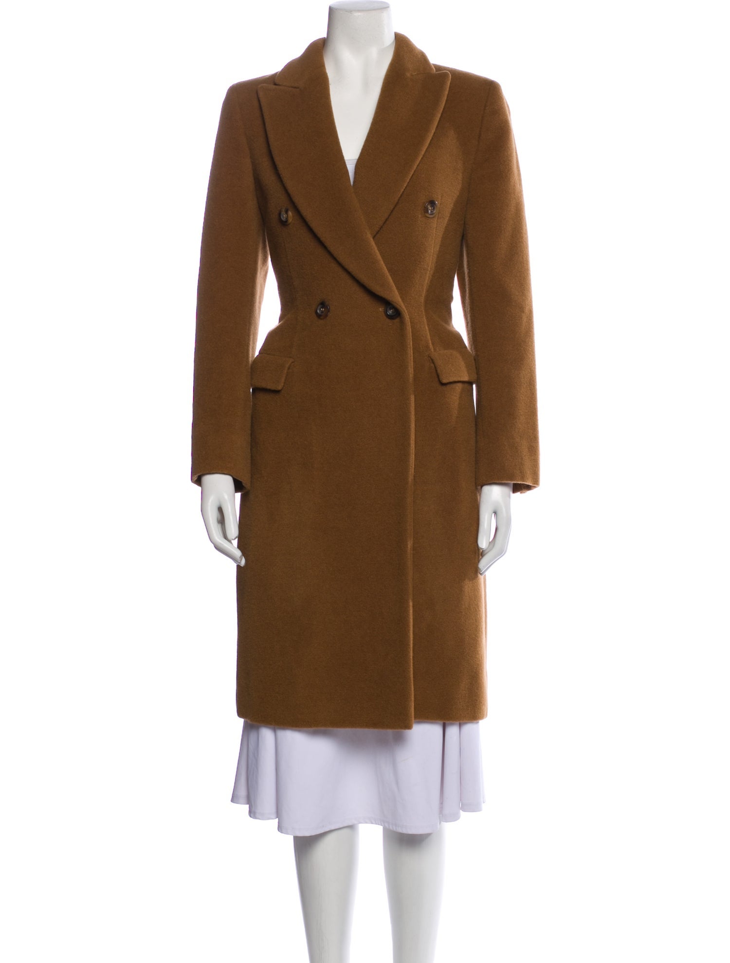 Giorgio Armani Camel Hair Peacoat