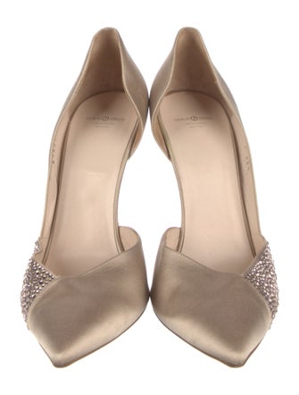 Giorgio Armani Satin D'Orsay Pumps