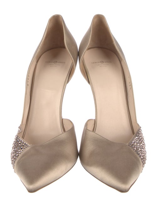Giorgio Armani Satin D'Orsay Pumps