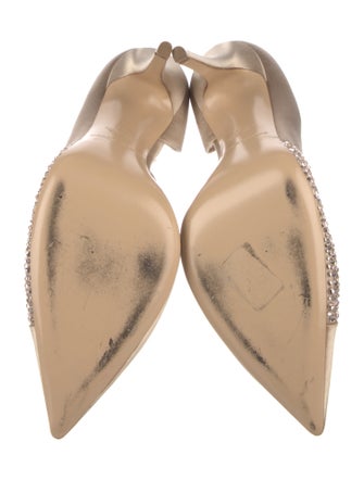 Giorgio Armani Satin D'Orsay Pumps
