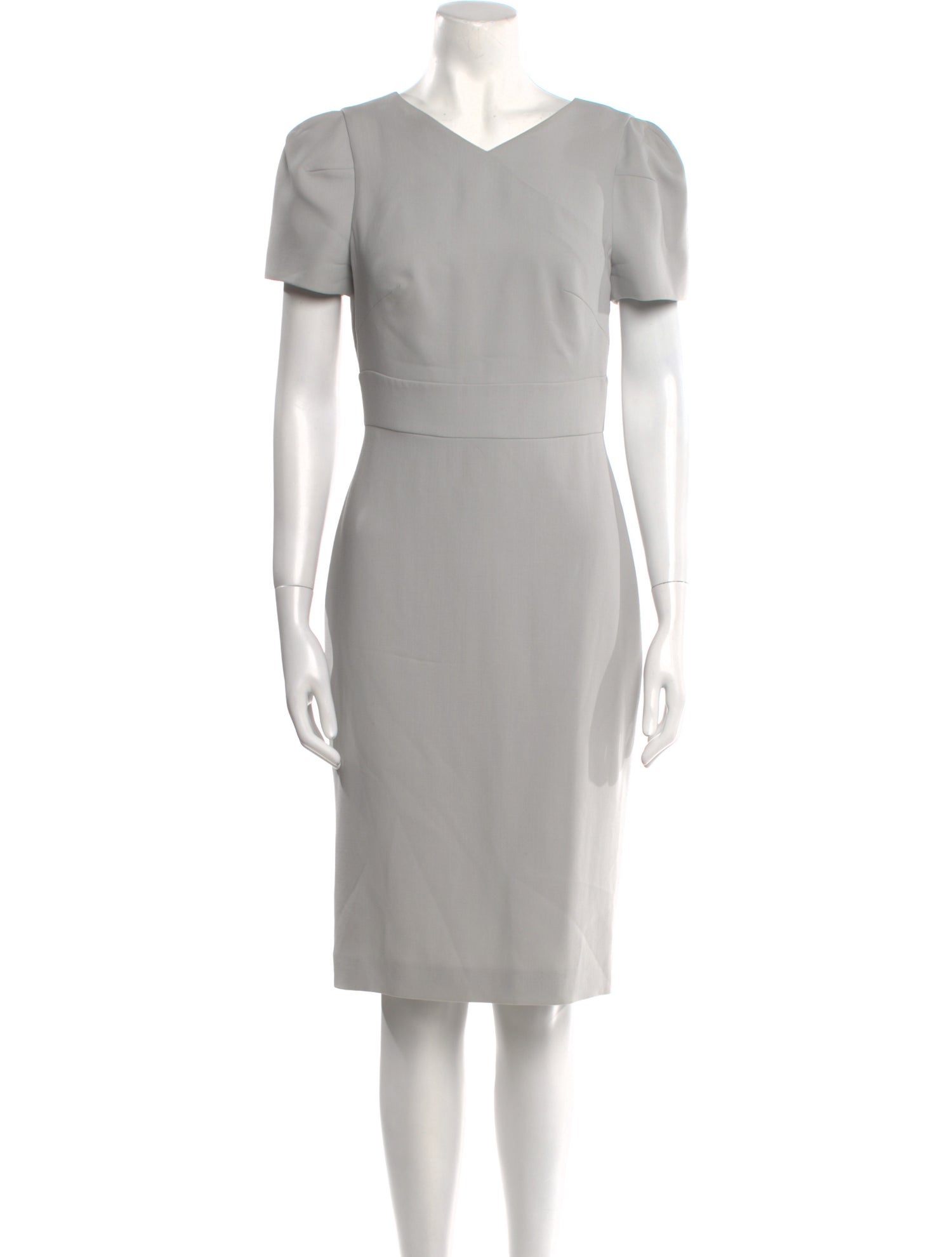 Giorgio Armani Virgin Wool Knee-Length Dress