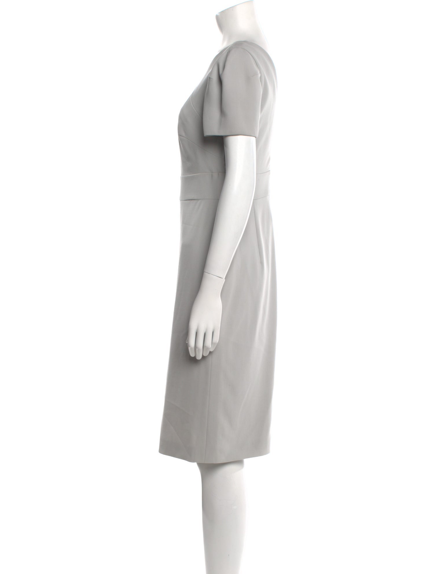Giorgio Armani Virgin Wool Knee-Length Dress