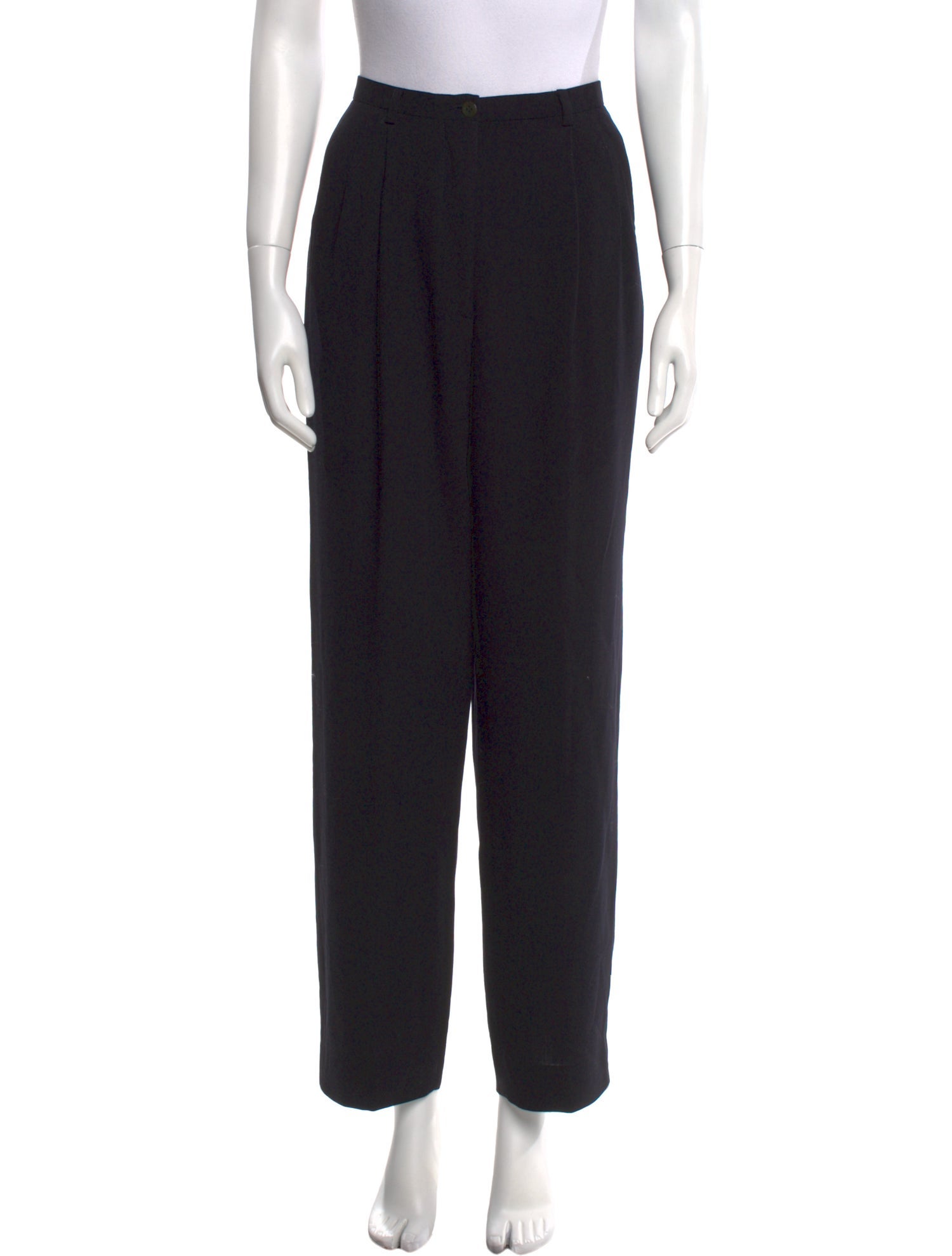 Giorgio Armani Wool Straight Leg Pants