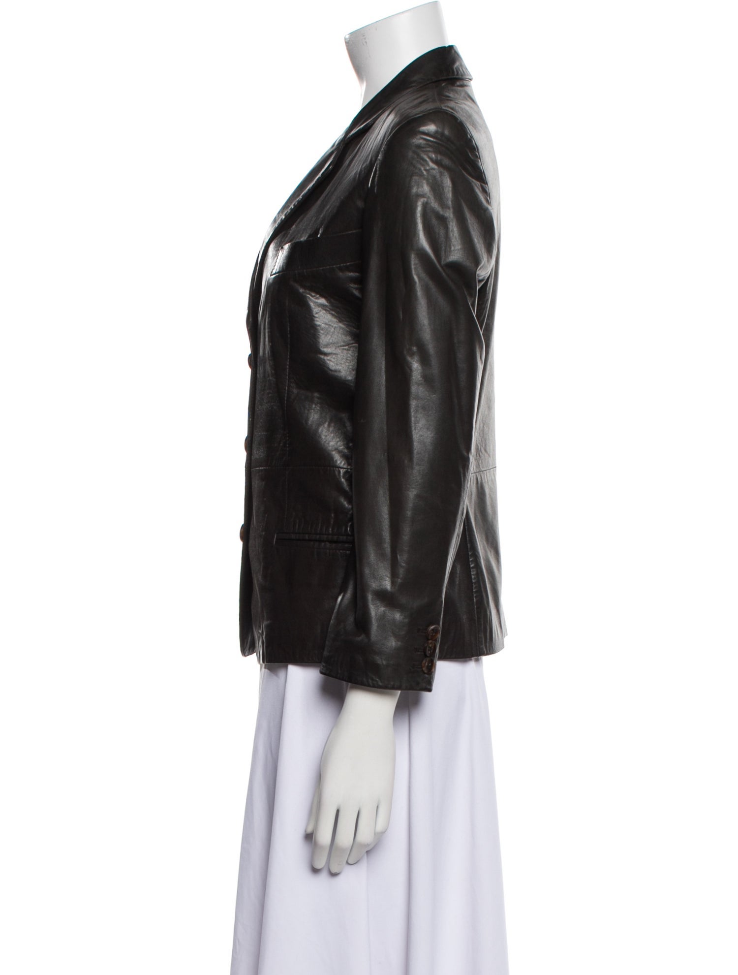 Giorgio Armani Leather Blazer