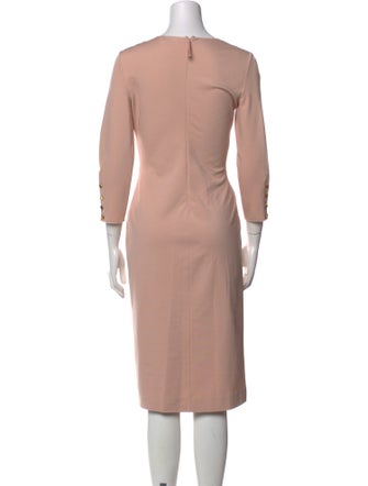 Giorgio Armani Bateau Neckline Midi Length Dress