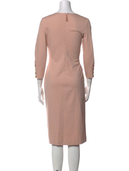 Giorgio Armani Bateau Neckline Midi Length Dress