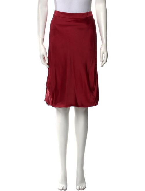 Giorgio Armani Silk Knee-Length Skirt