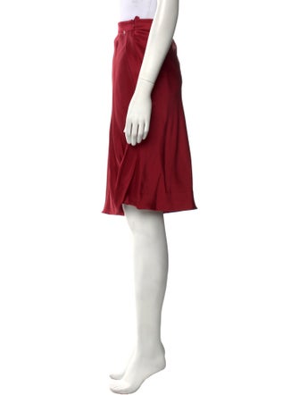 Giorgio Armani Silk Knee-Length Skirt