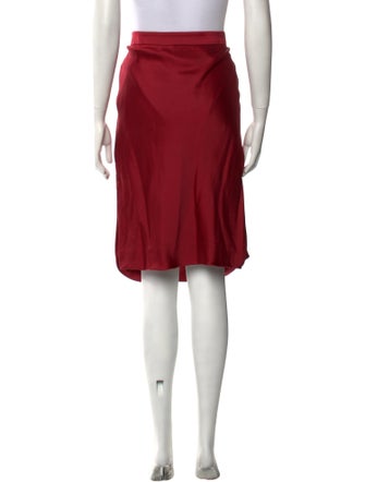 Giorgio Armani Silk Knee-Length Skirt