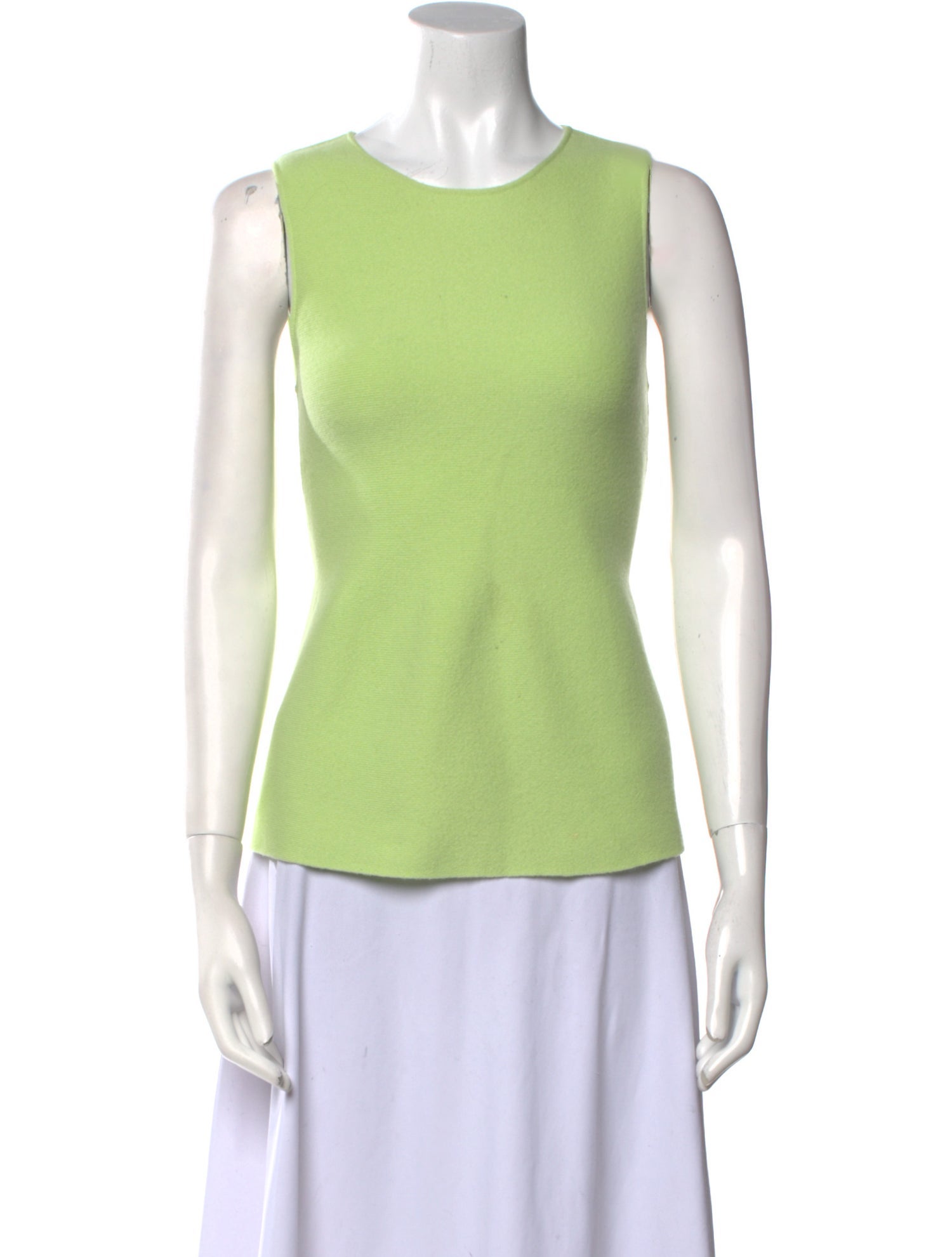 Giorgio Armani Crew Neck Sleeveless Top