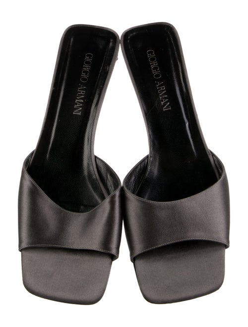 Giorgio Armani Satin Slides