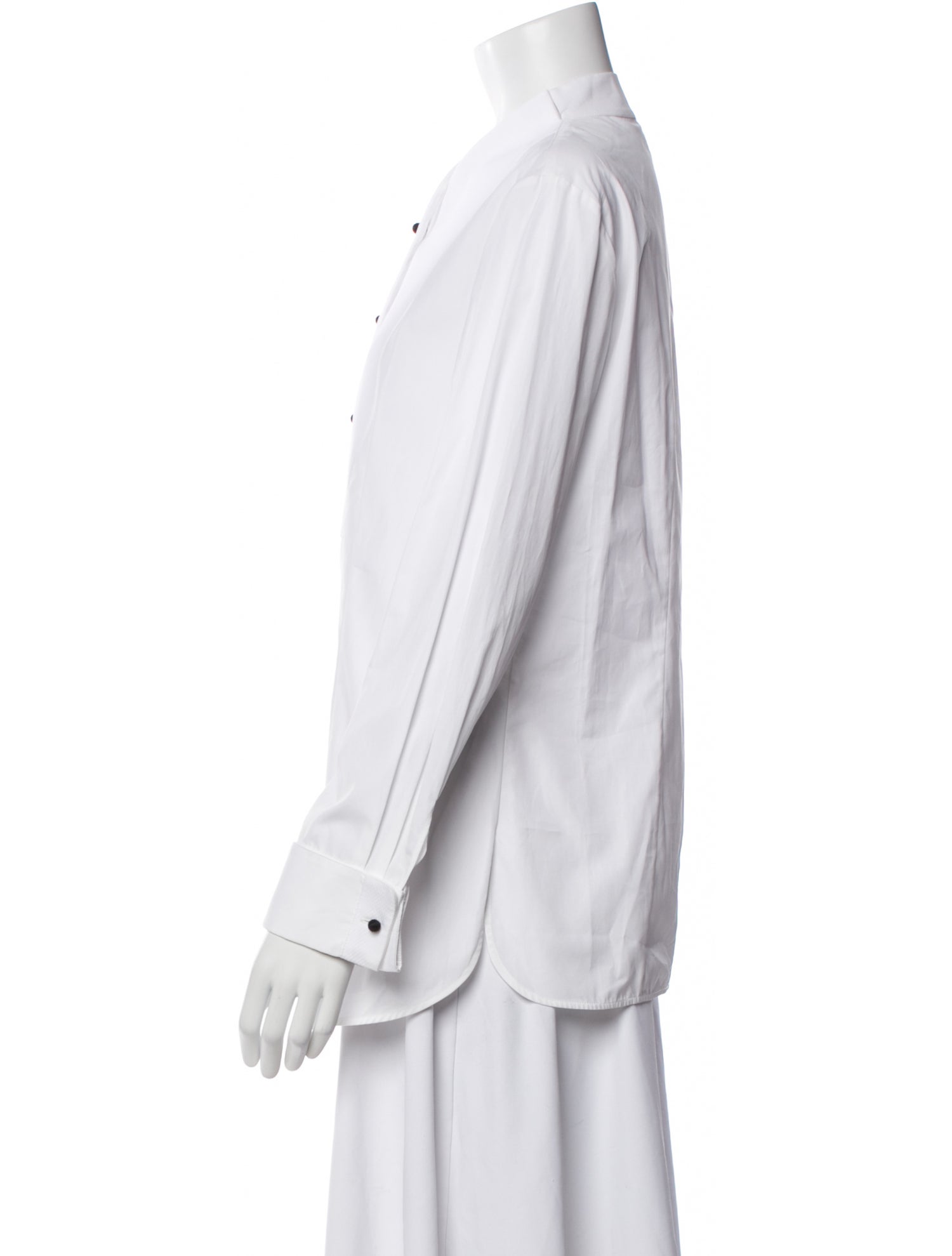 Giorgio Armani Long Sleeve Button-Up Top