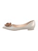 Giorgio Armani Leather Ballet Flats