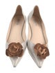 Giorgio Armani Leather Ballet Flats