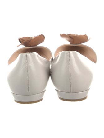Giorgio Armani Leather Ballet Flats