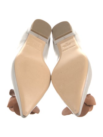 Giorgio Armani Leather Ballet Flats